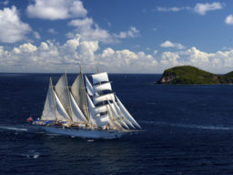 Star Clipper Bali Kreuzfahrt zeigt das Segelschiff