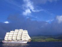 Segelkreuzfahrten Karibik Royal Clipper zeigt das Schiff
